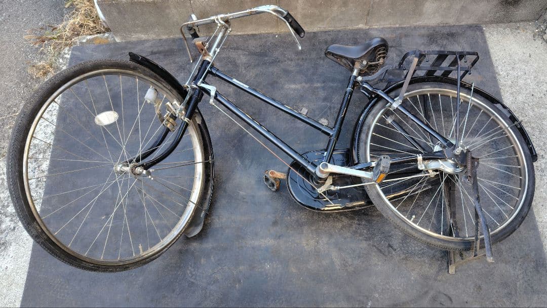 ブリヂストン実用車　ジュピター　部品取り、レストアベース、実用自転車