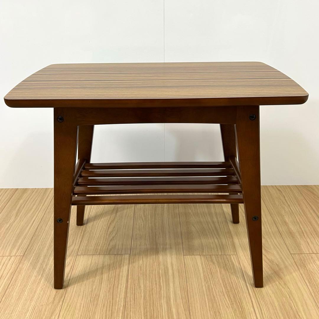 美品 カリモク60　リビングテーブル小　ウォールナット　サイドテーブル