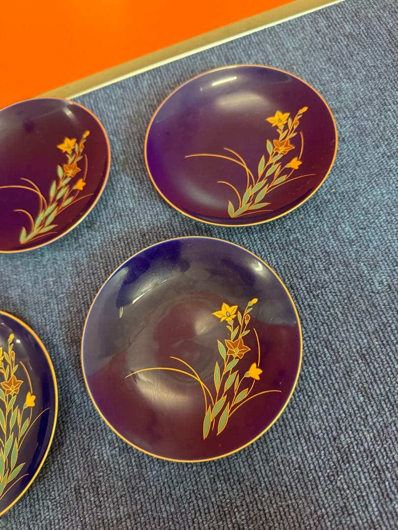1959 香蘭社　金彩　皿　5客