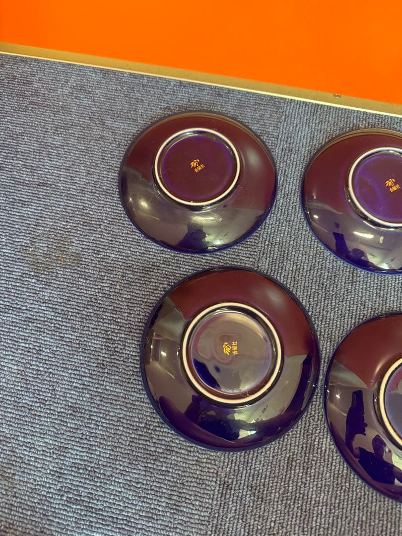 1959 香蘭社　金彩　皿　5客