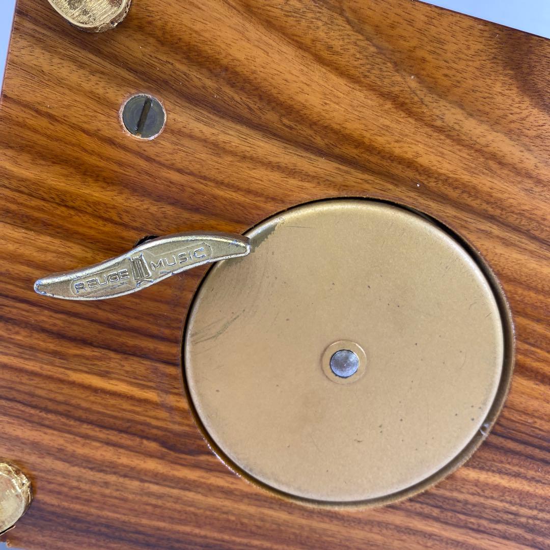 稼働品リュージュシリンダー式オルゴール144弁3曲　東Y7-0217☆1Fチコサ