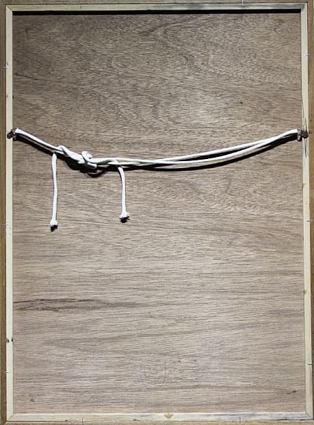 香月泰男 【踊り子草】 手彩色 リトグラフ