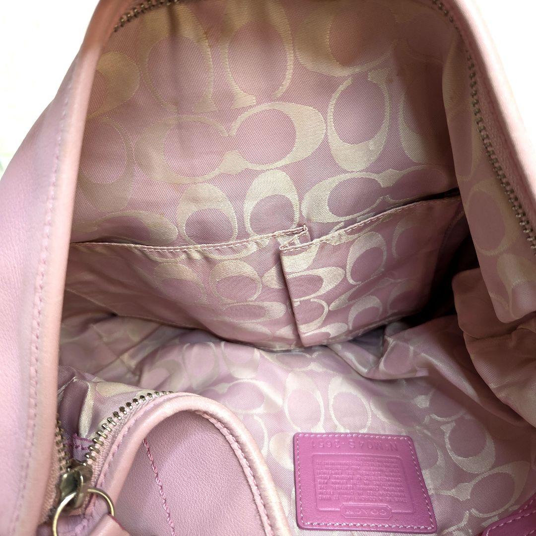 お値下げCOACH コーチ ワンショルダーバッグ　トートバッグ　ピンクY2K