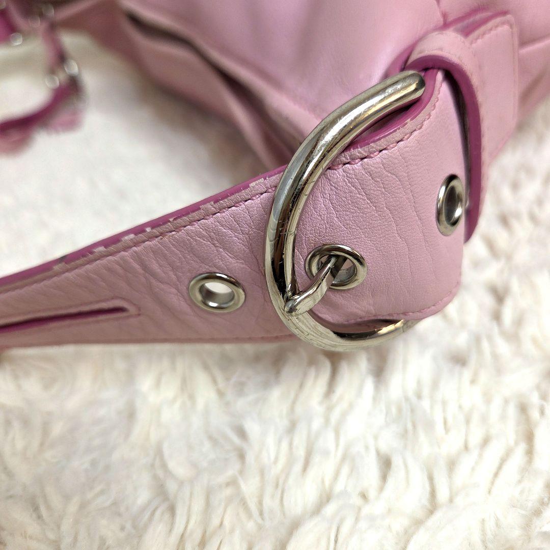 お値下げCOACH コーチ ワンショルダーバッグ　トートバッグ　ピンクY2K