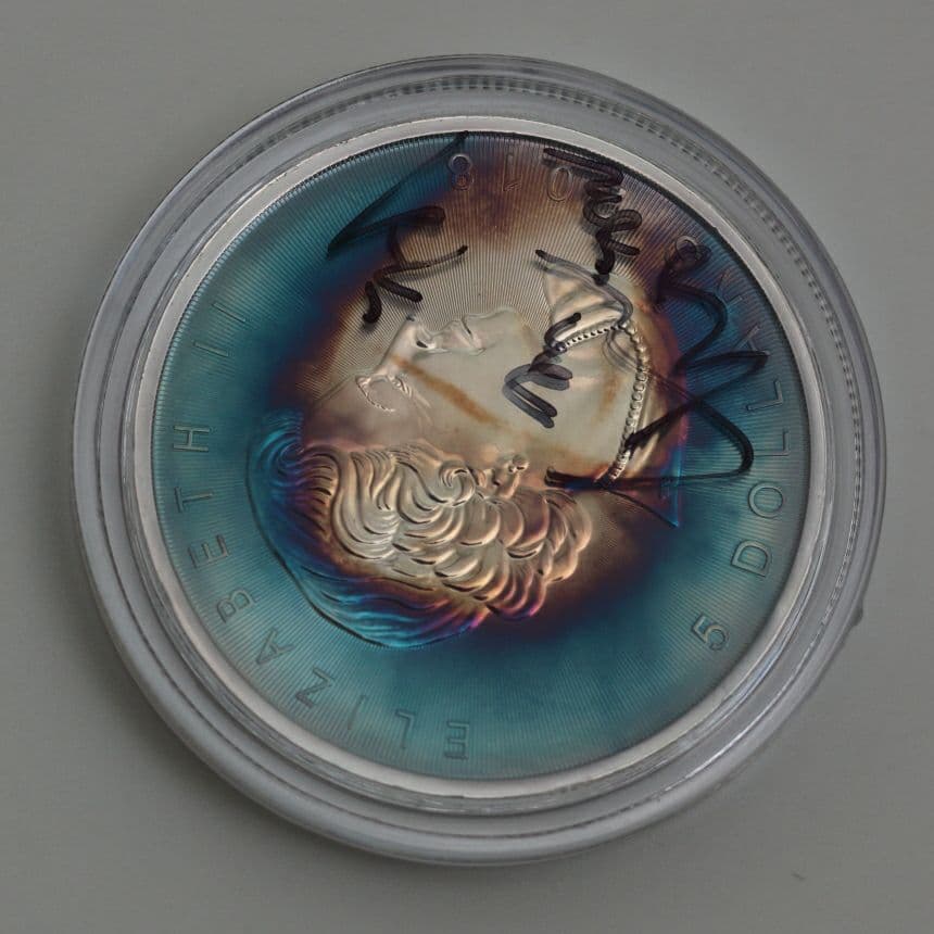 奈*☆様 銀貨　トーンドシルバー　Gump作No.23061505