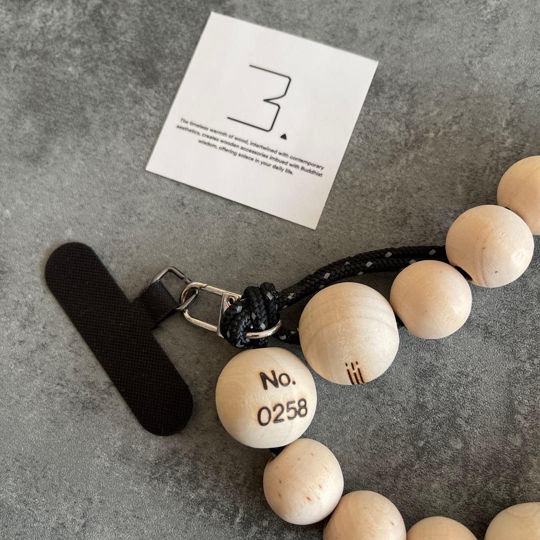 激レア商品　juzudama3.japan 木製ストラップ No. 0258