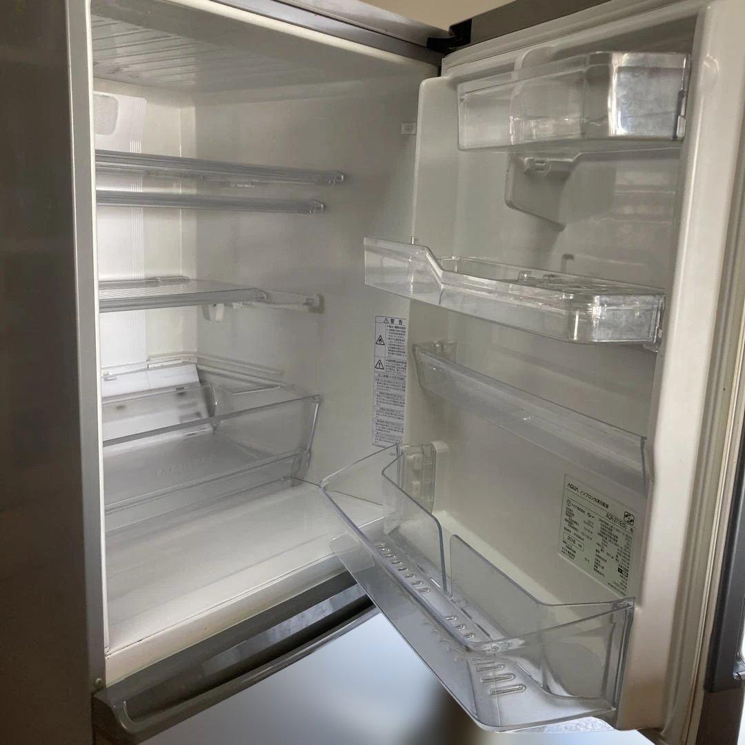 シルバー 3ドア冷蔵庫　272L