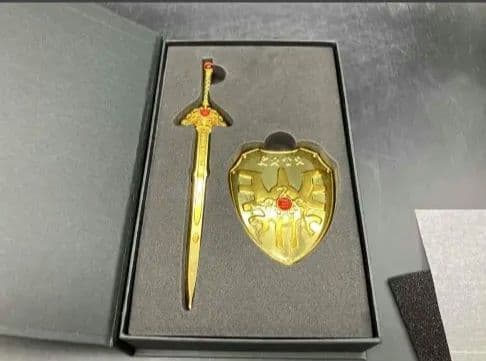 剣と盾のセット ゲームキャラクター