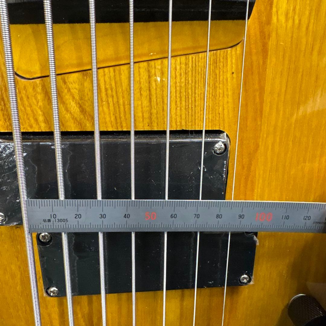 【11371】 ノーブランド 7弦ベース フレットレスベース ナチュラル