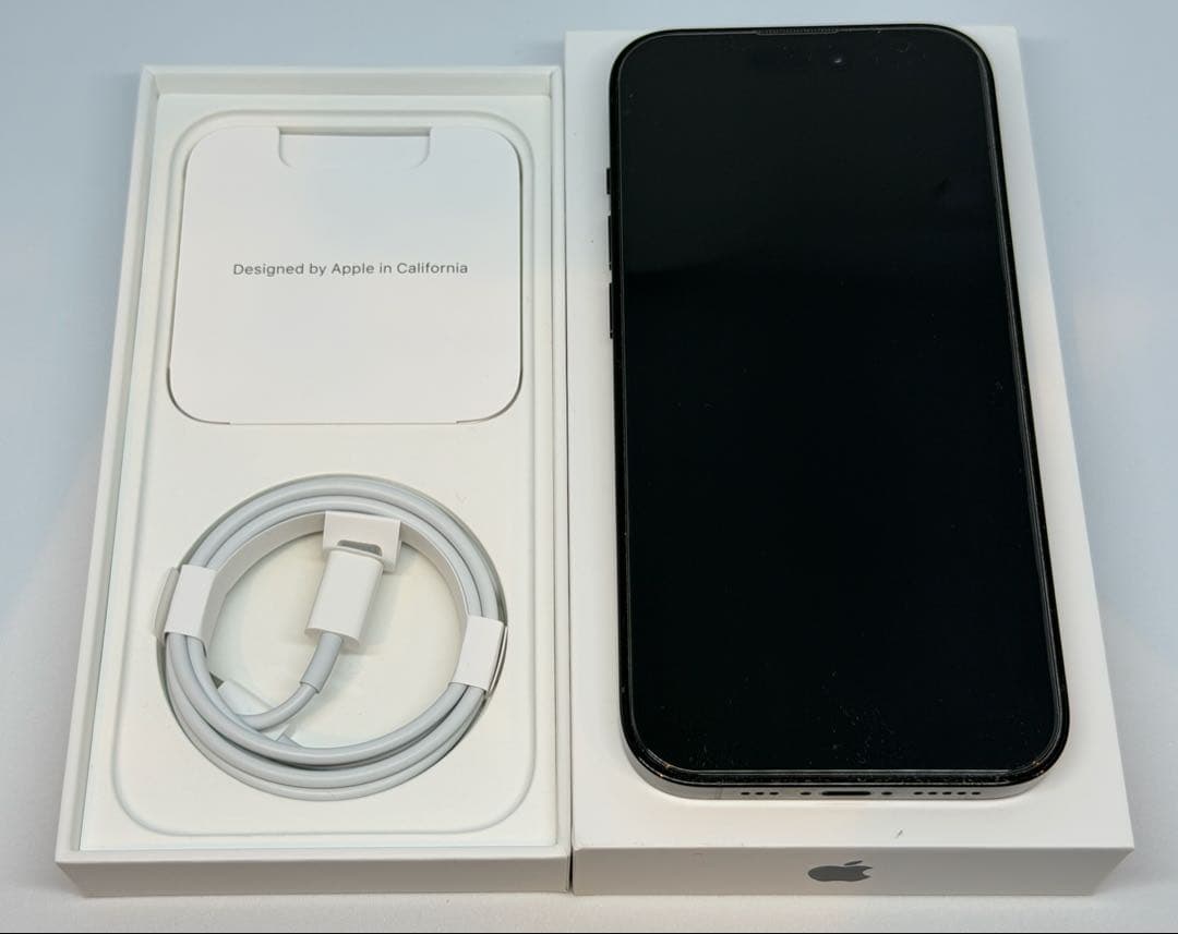 iPhone14Pro 256GB 黒 純正ケース・ガラスフィルム3枚付