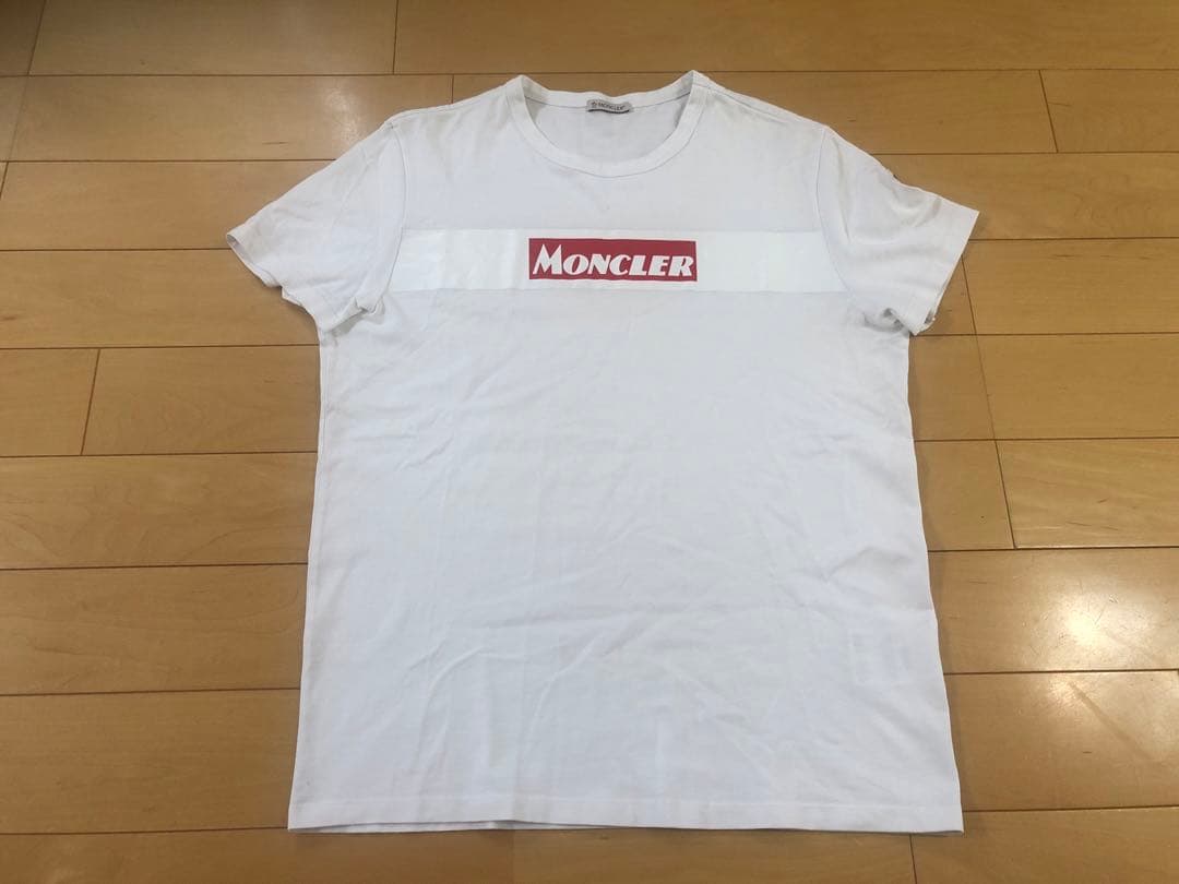 モンクレール MONCLER tシャツ　ボックスロゴ　半袖　L