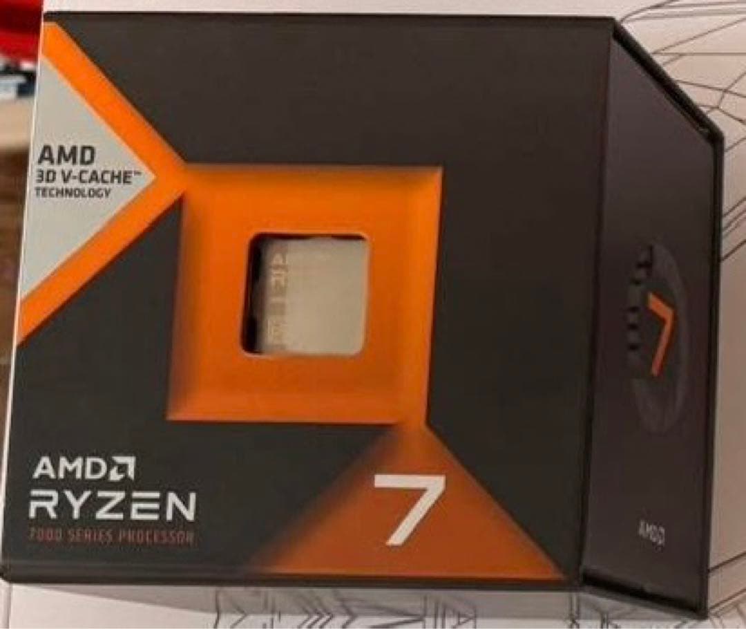 AMD Ryzen 7 7800x3dシリーズプロセッサ