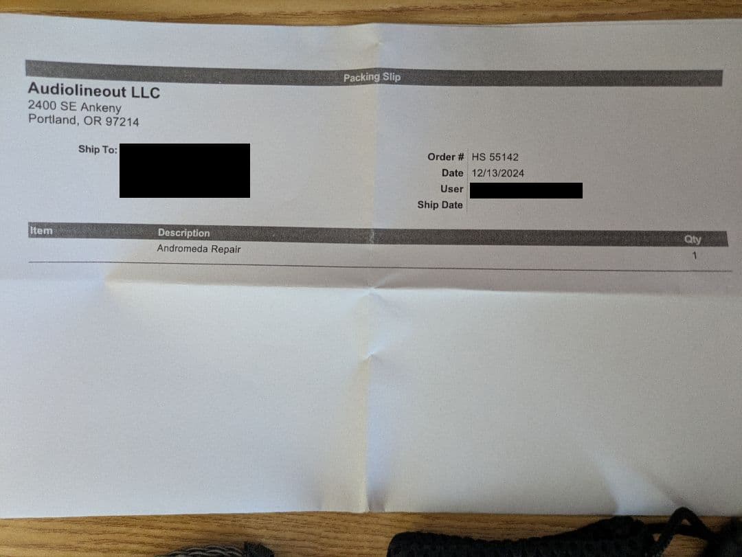 イヤホン Campfire Audio Andromeda ( CAM-4808 )