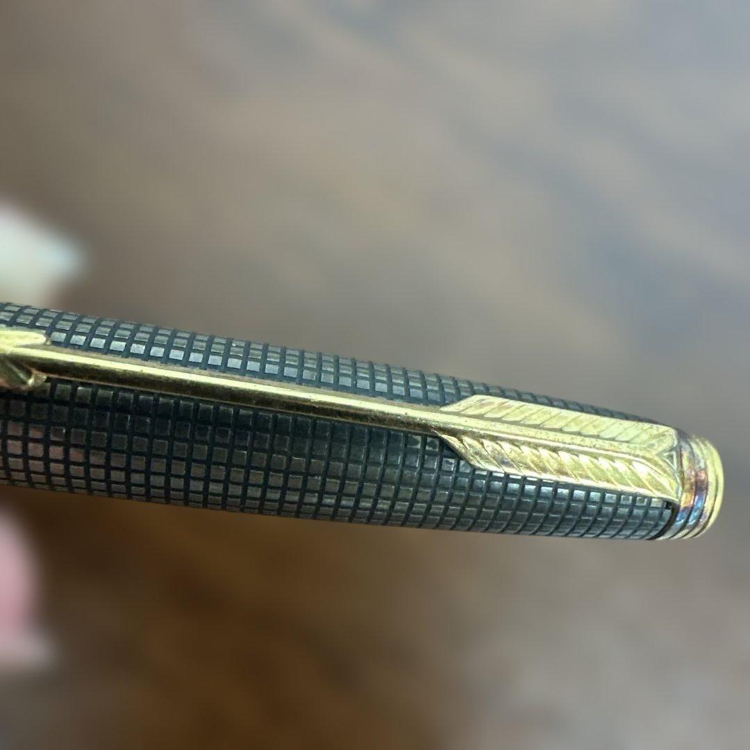 ★ヴィンテージ★PARKER75万年筆スターリングシルバー14Kペン先
