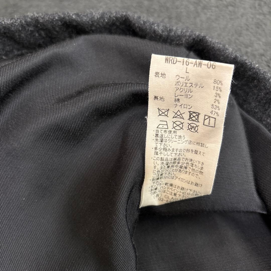 美品　Weirdo FUCK U VEST（ファックユー ベスト）　ウールベスト