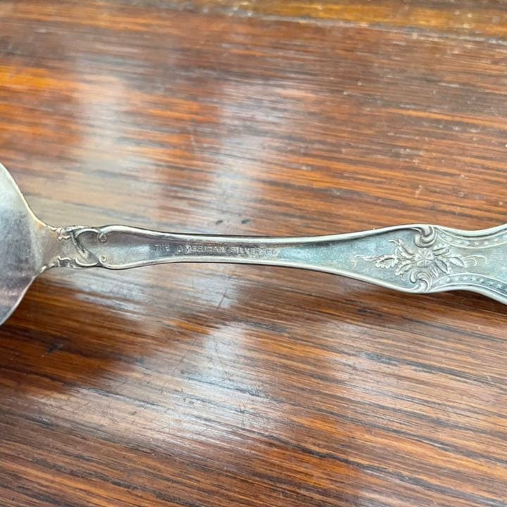 希少品！19世紀　ロシア帝国　銀食器スプーン　アンティークアールヌーヴォー/東欧