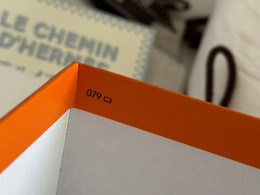 エルメス HERMES ボリード31用 オレンジボックス 箱 保管袋 リボン