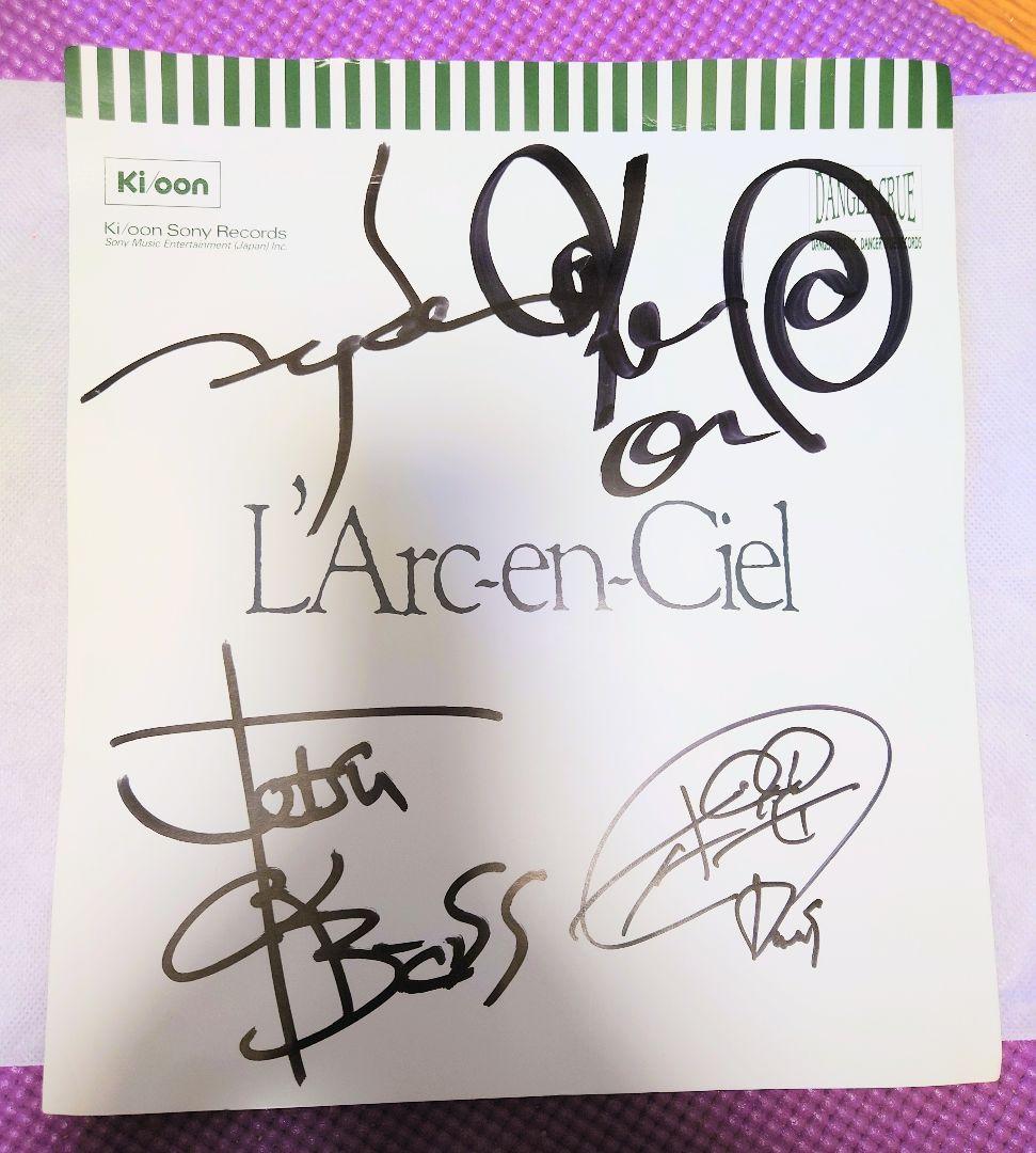 L'Arc~en~Ciel(ラルクアンシエル)サイン色紙1995年