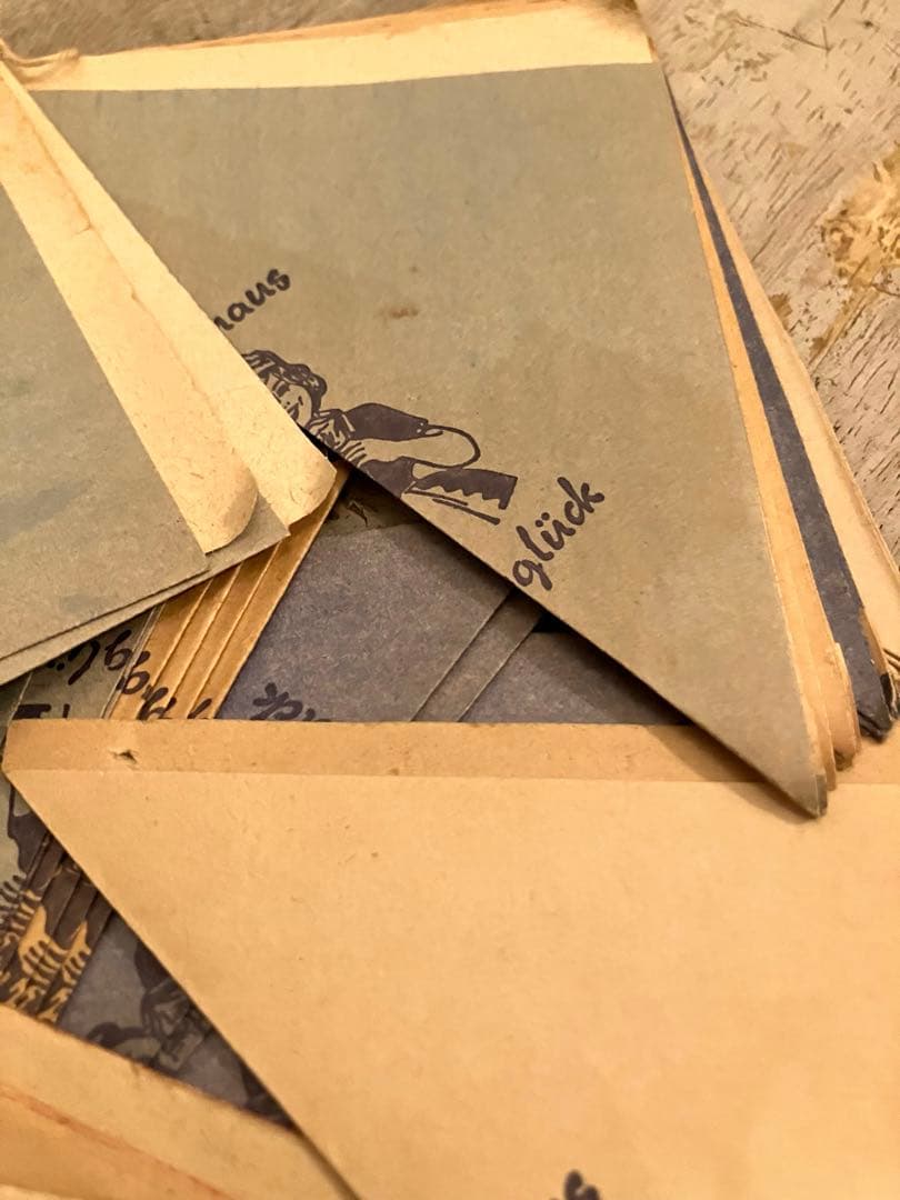 海外　ヴィンテージ ドイツ　ままごと　マルシェ袋　ジャンクジャーナル　60枚★