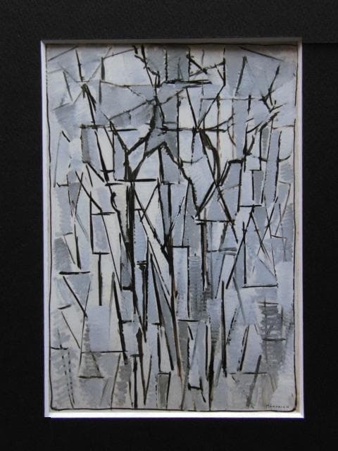 ピート・モンドリアン、『コンポジション：樹 II』、希少な画集より