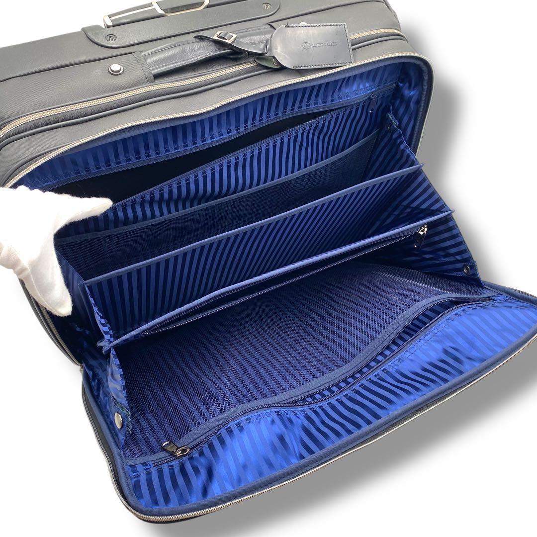 希少品✨️ LEXUS ビジネス キャリーバッグ トロリーケース レザー 大容量