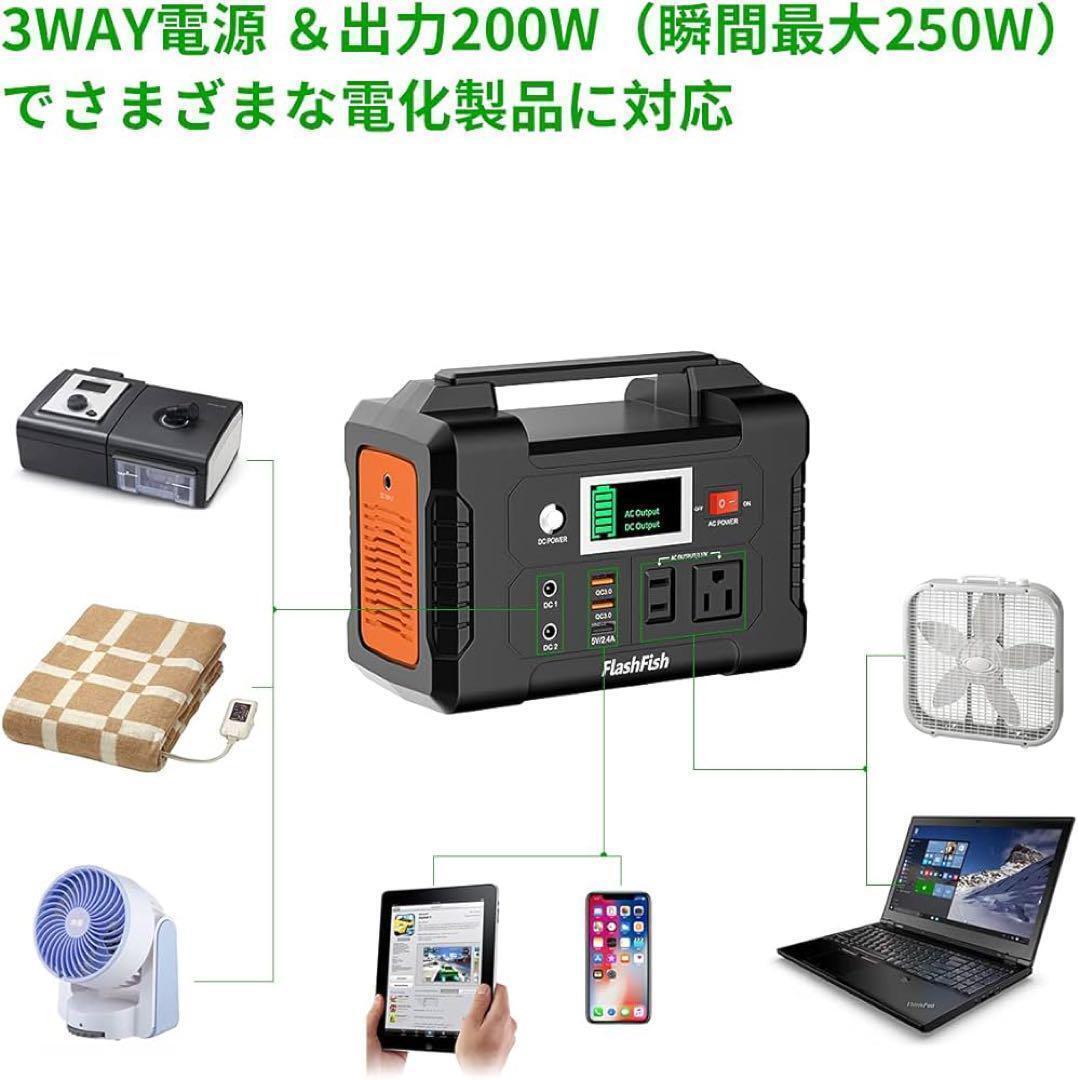 新品 ポータブル電源 大容量 40800mAh 蓄電池 急速充電対応 USB出力