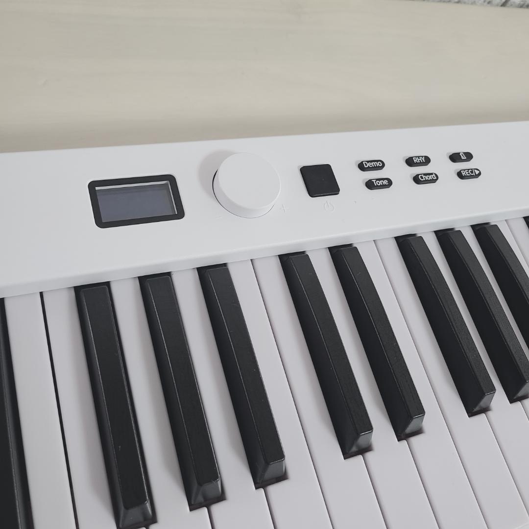 CARINA ZE0088 折りたたみ式 電子ピアノ 88鍵 ホワイト