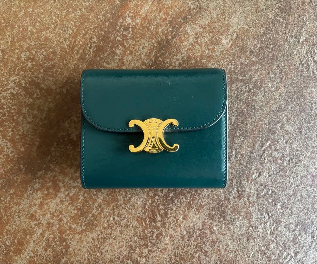 【美品】CELINE セリーヌ トリオンフ ウォレット