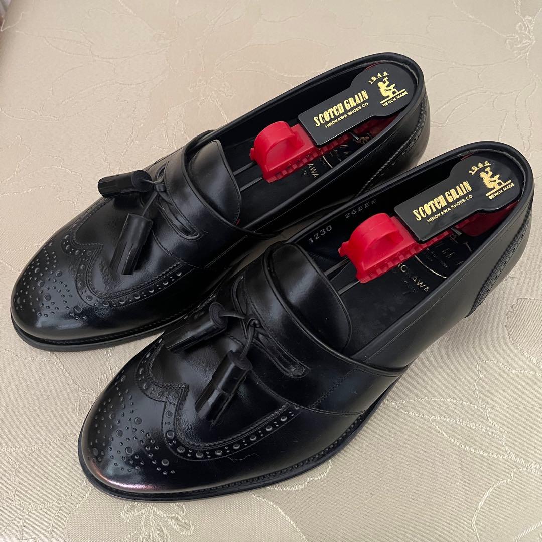 スコッチグレイン　タッセル　黒 26EEE