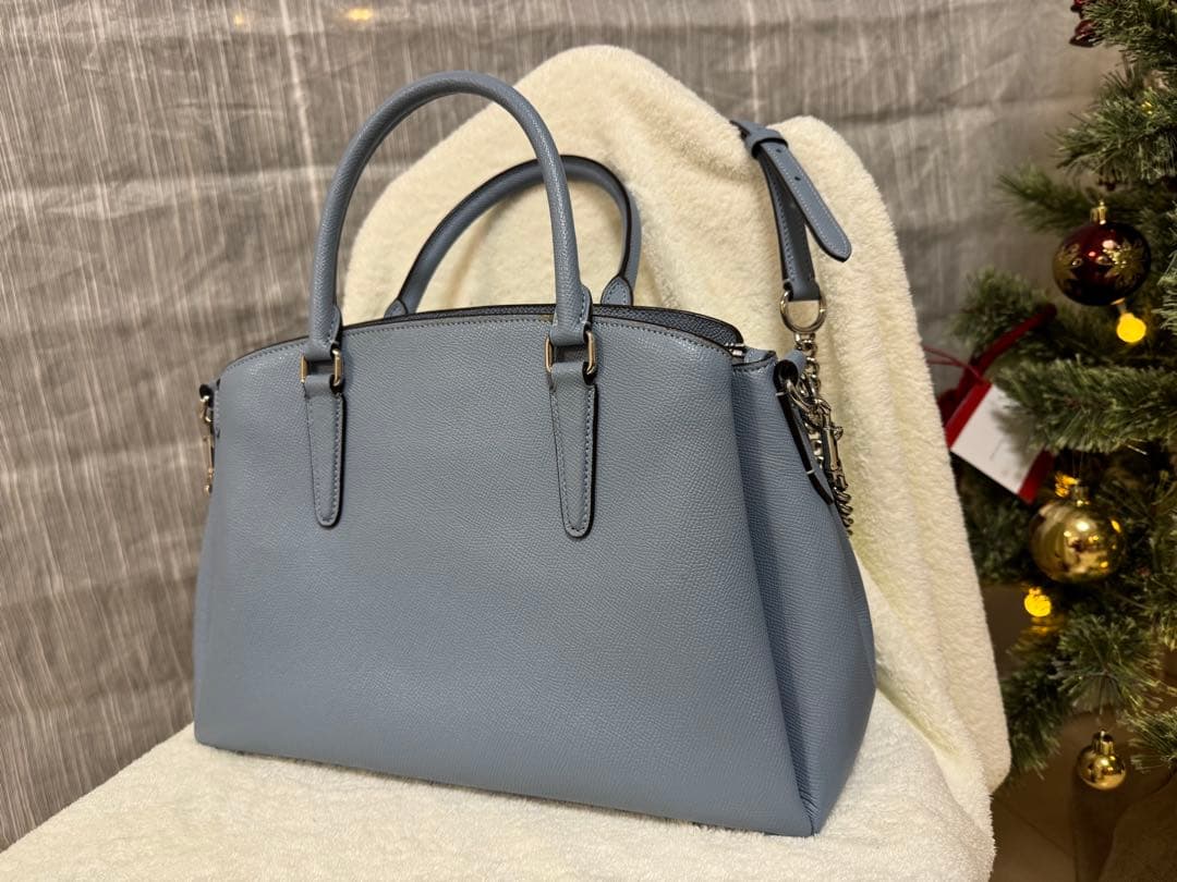 y*3様 【美品・保存袋付き】COACH 2WAY レザートート ショルダー ブ