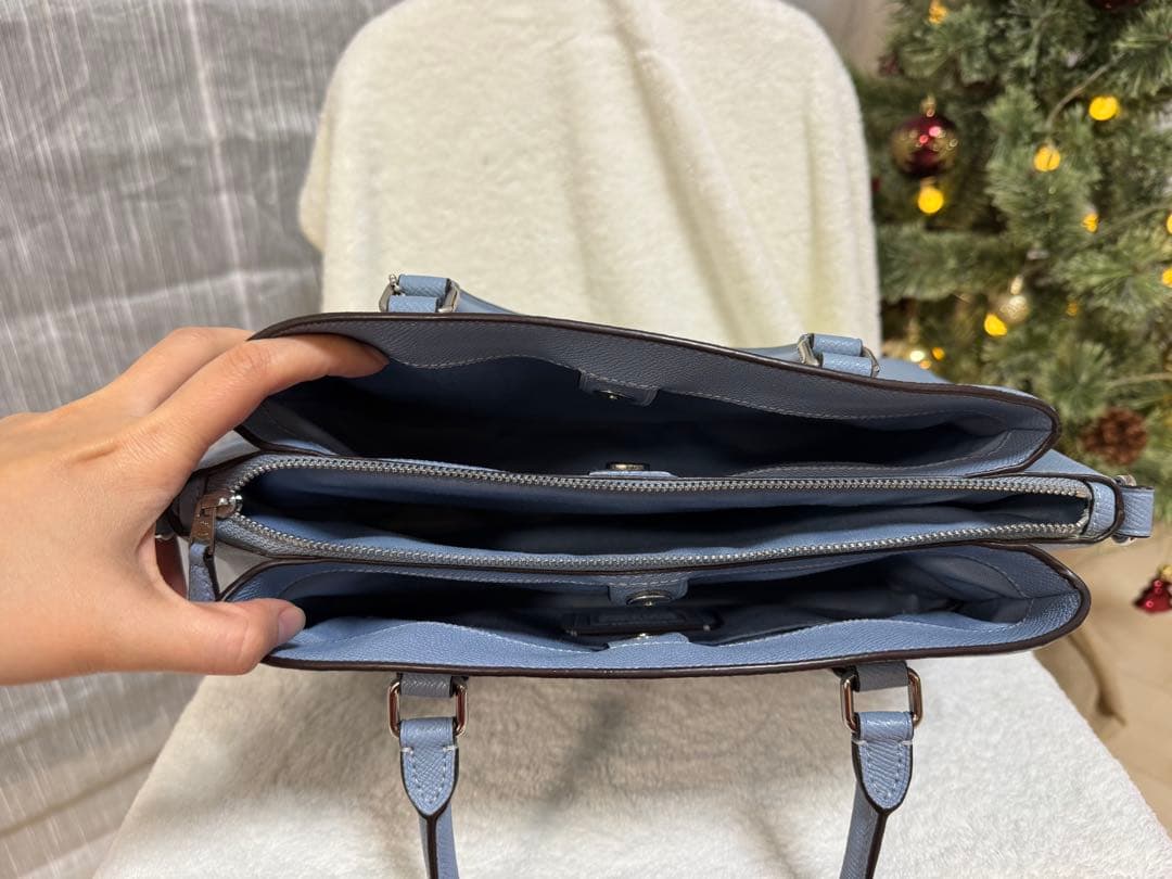 y*3様 【美品・保存袋付き】COACH 2WAY レザートート ショルダー ブ