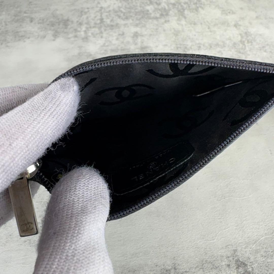 CHANEL シャネル　ポーチ　ラムスキン　カードケース　ケース　財布