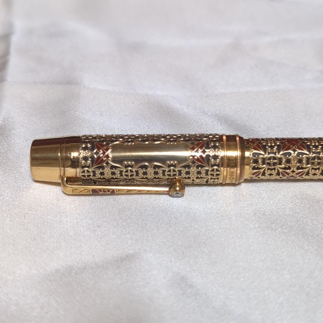【超希少♪】 モンブラン 万年筆 パトロンシリーズ セミラミス 888 金無垢