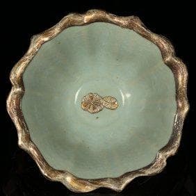 宋代建窑爆彩口碗