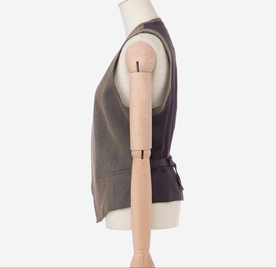 d*9様 最安値seya. セヤ SIWA ベスト　ヘリンボーン cristas