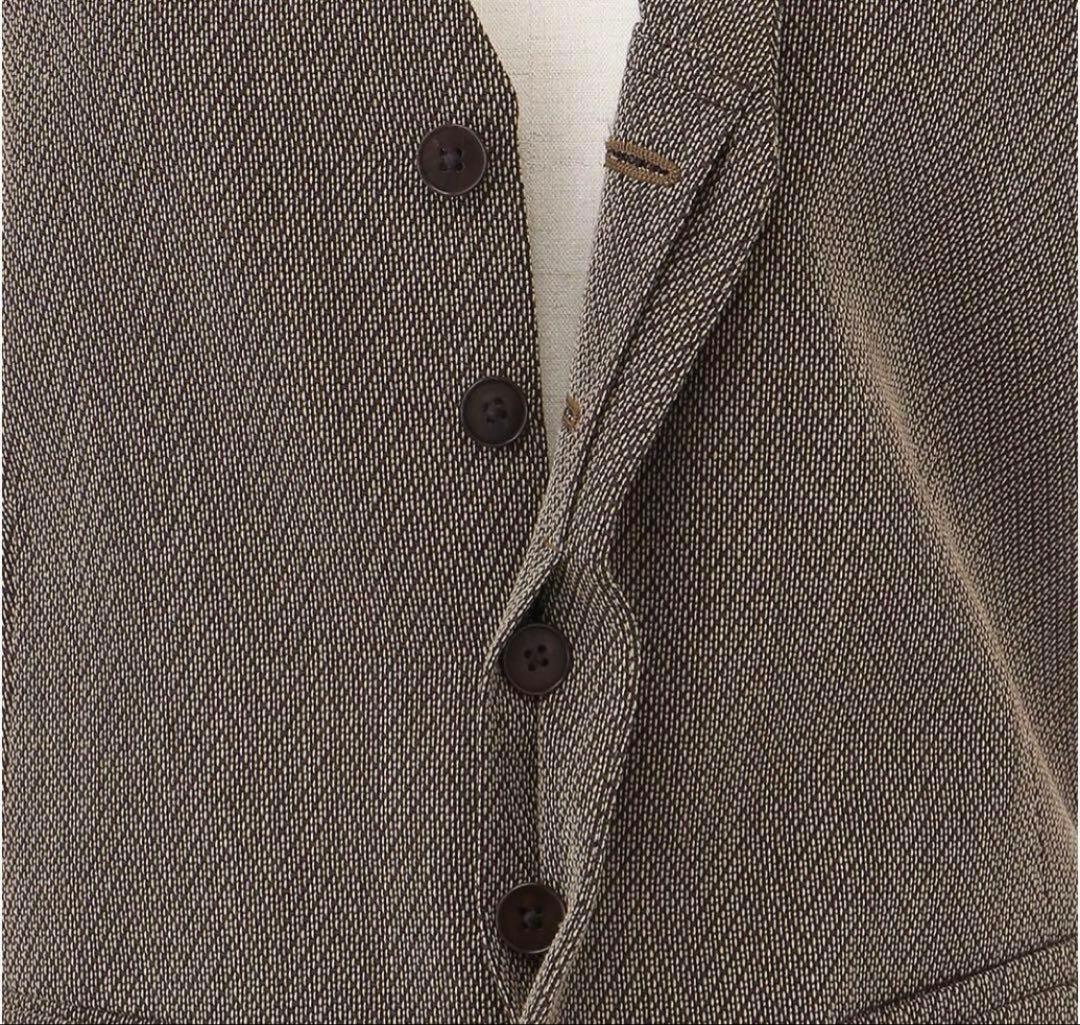 d*9様 最安値seya. セヤ SIWA ベスト　ヘリンボーン cristas