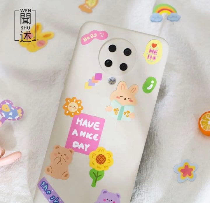 W1270.第二弾☆カラフルアニマル ステッカー 8種セット