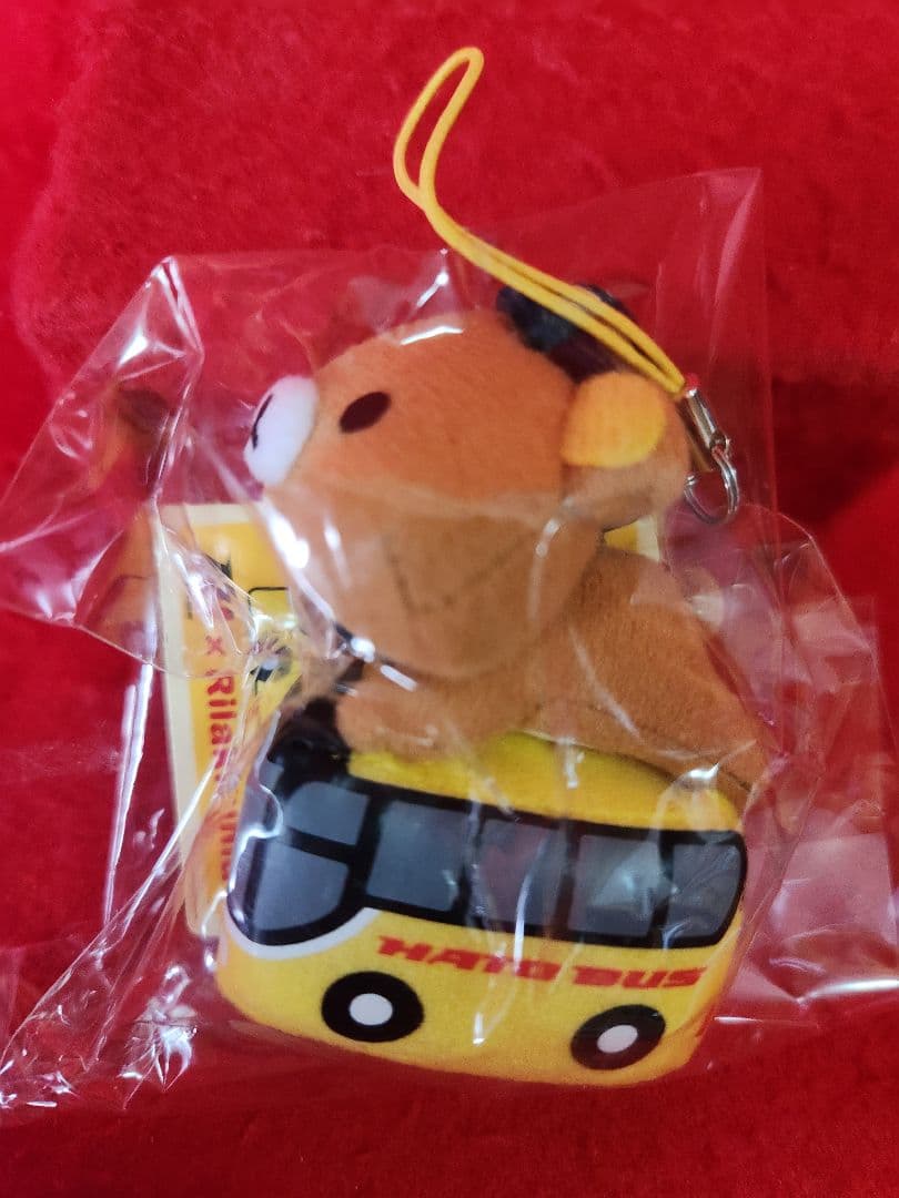 リラックマ　はとバス　マスコットストラップ　ぬいぐるみ