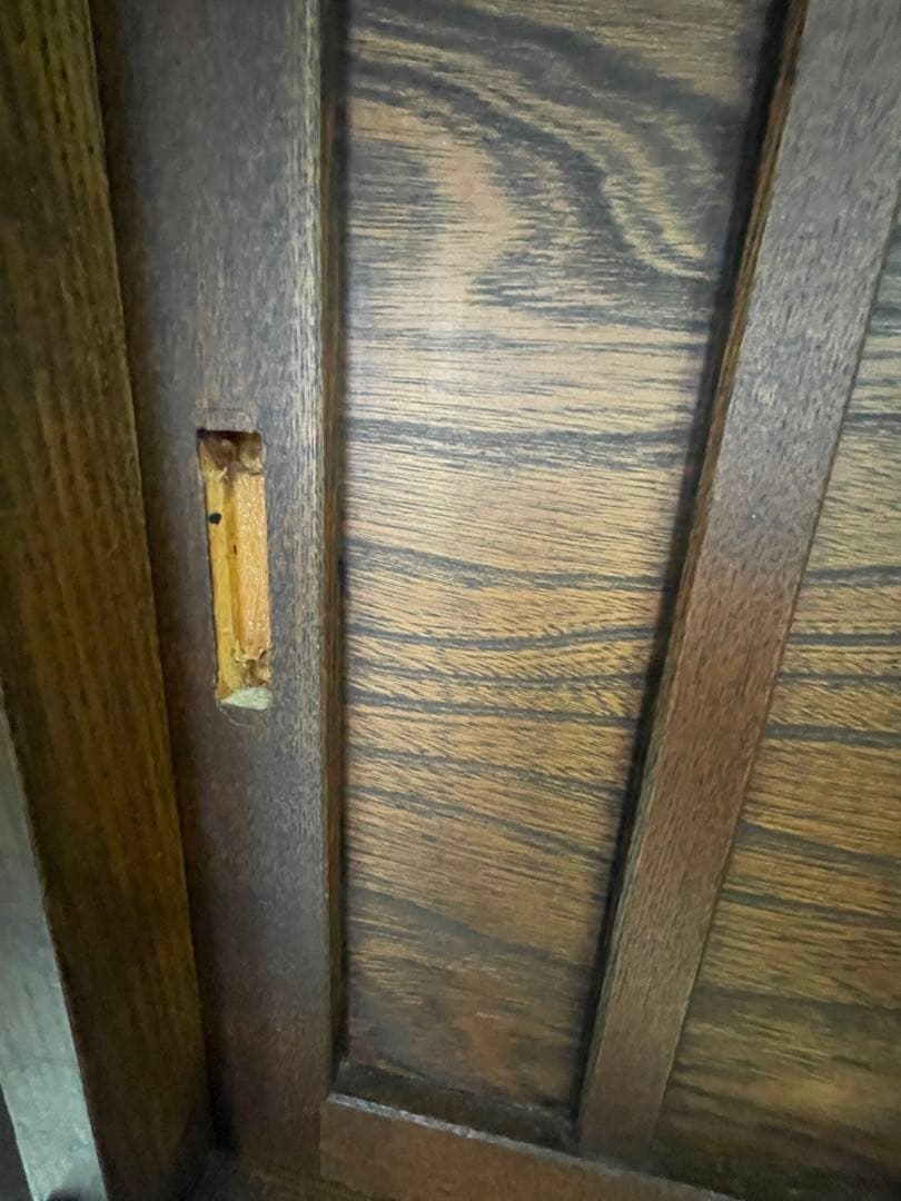 破格送料無料 アンティーク/水屋箪笥/食器棚/ガラス棚/ダイニングボード