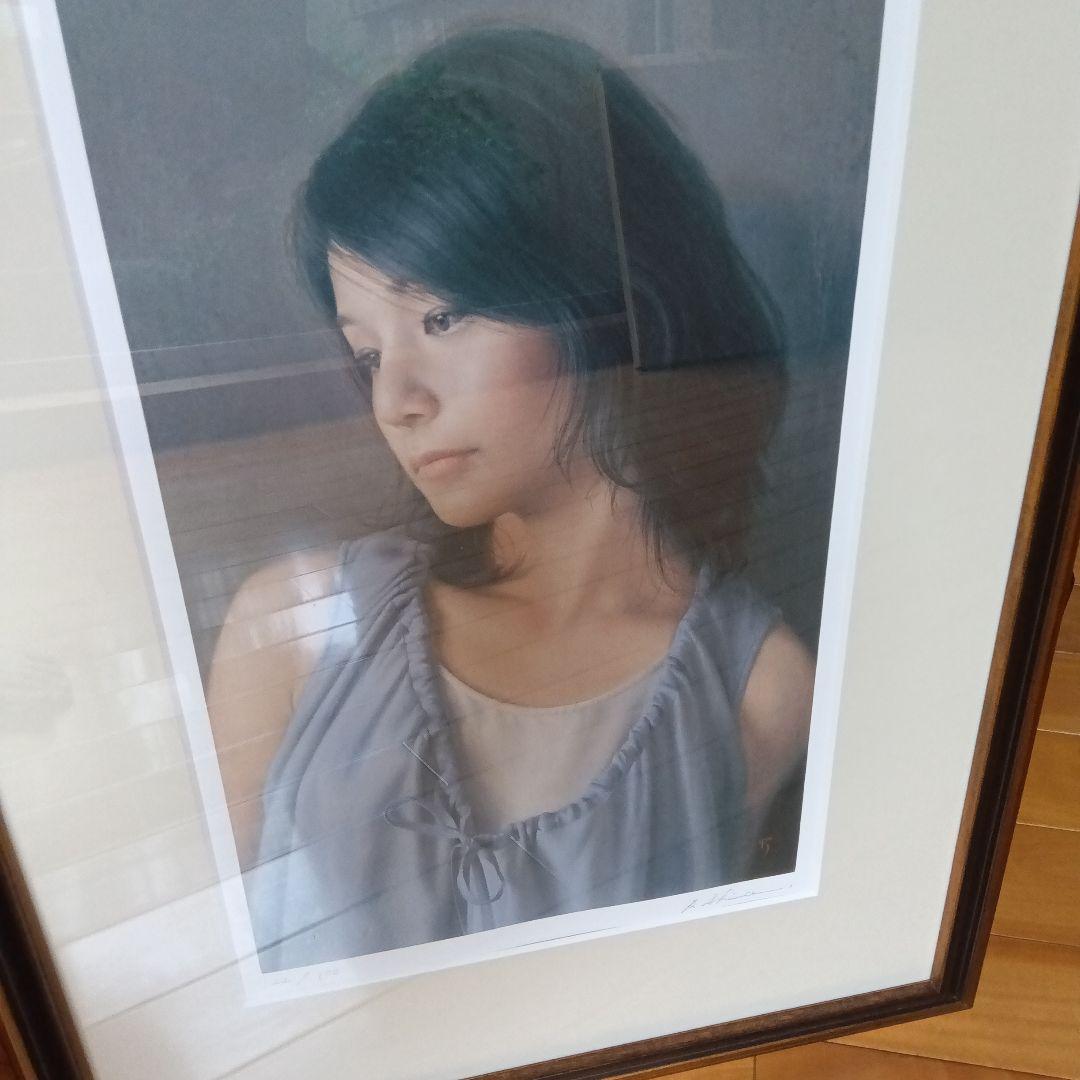 塩谷亮　リトグラフ　サイン　署名　限定100 2019年　写実絵画　写実画　風韻