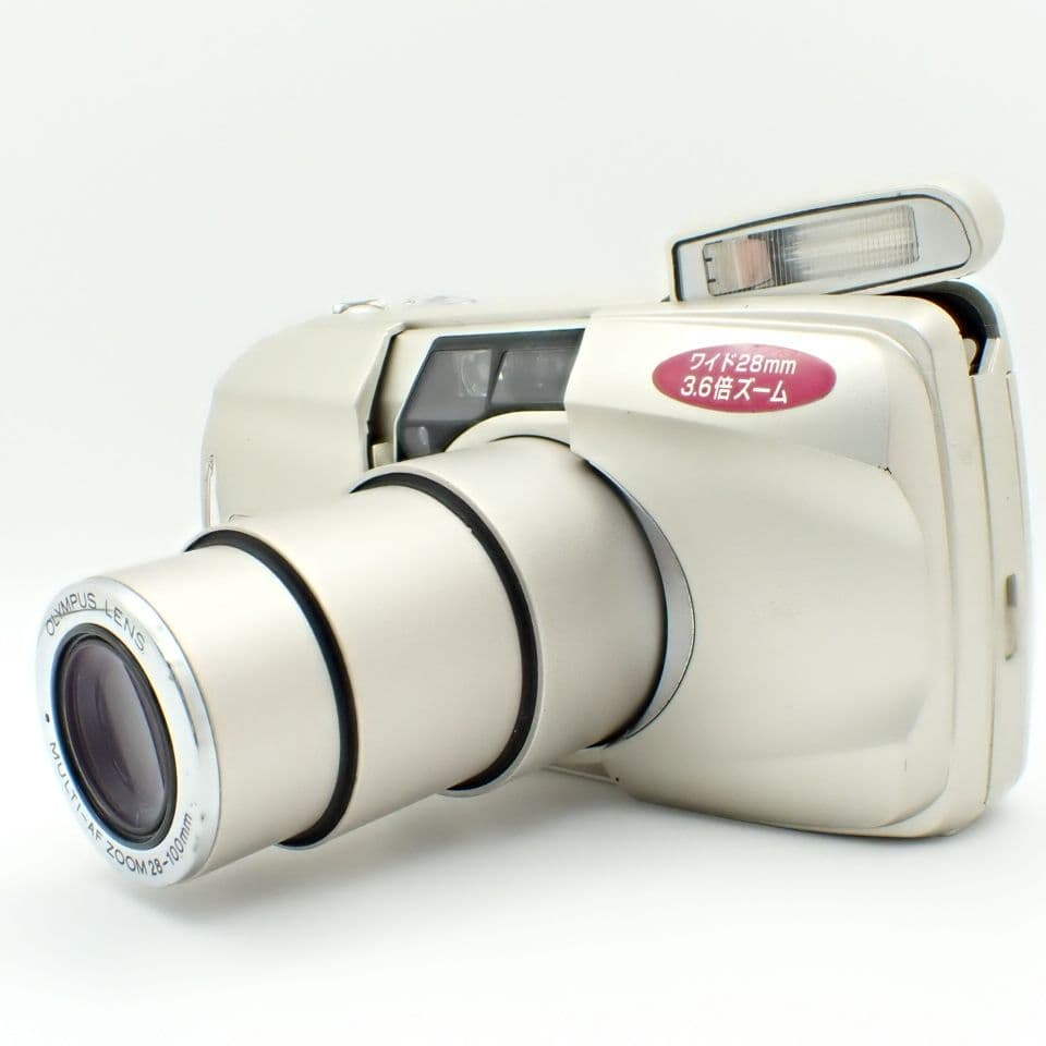 【動作確認済】OLYMPUS μ-Ⅲ WIDE100 新品電池&初期保証付き