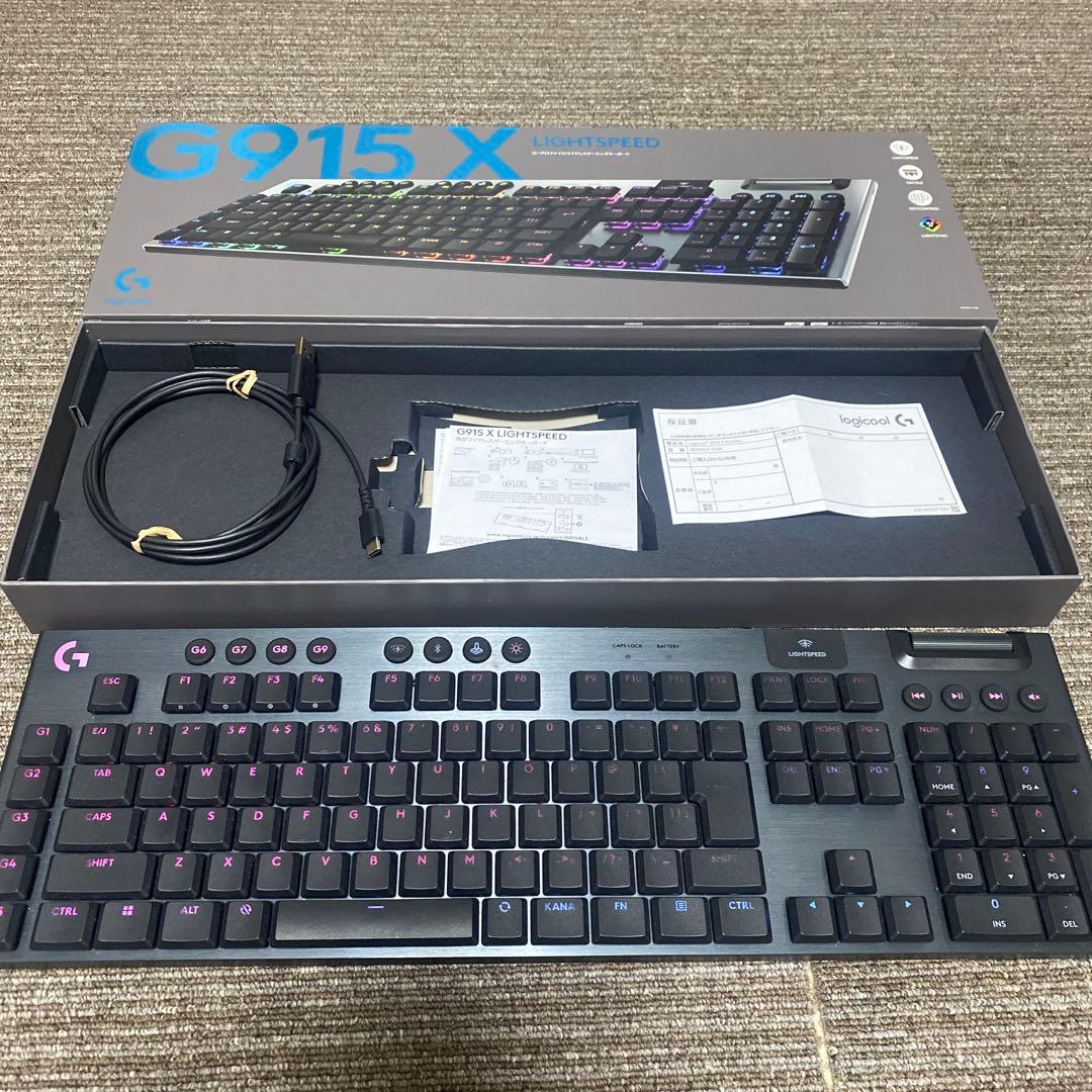 Logicool G915 X LIGHTSPEED TKL 茶軸