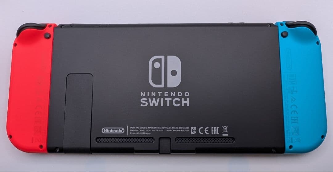 【美品】ニンテンドー スイッチ本体 ネオンレッド バッテリー強化版【おまけ付】
