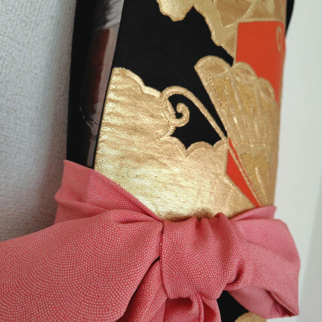 お琴カバー【蝶】着物帯 ゆたん油単ハンドメイド 和楽器 正絹 袋帯 山田流生田流