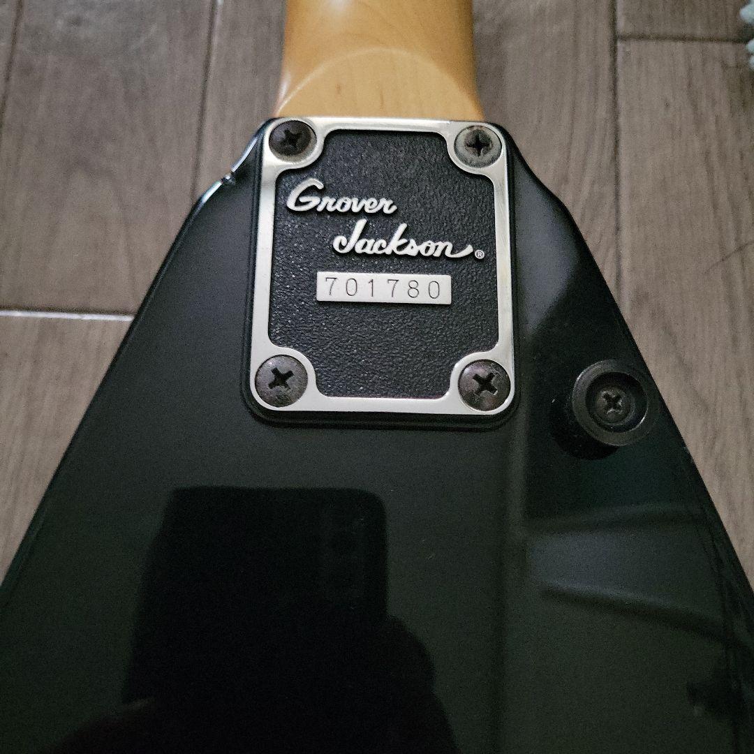 エレキギター Vシェイプ ブラック