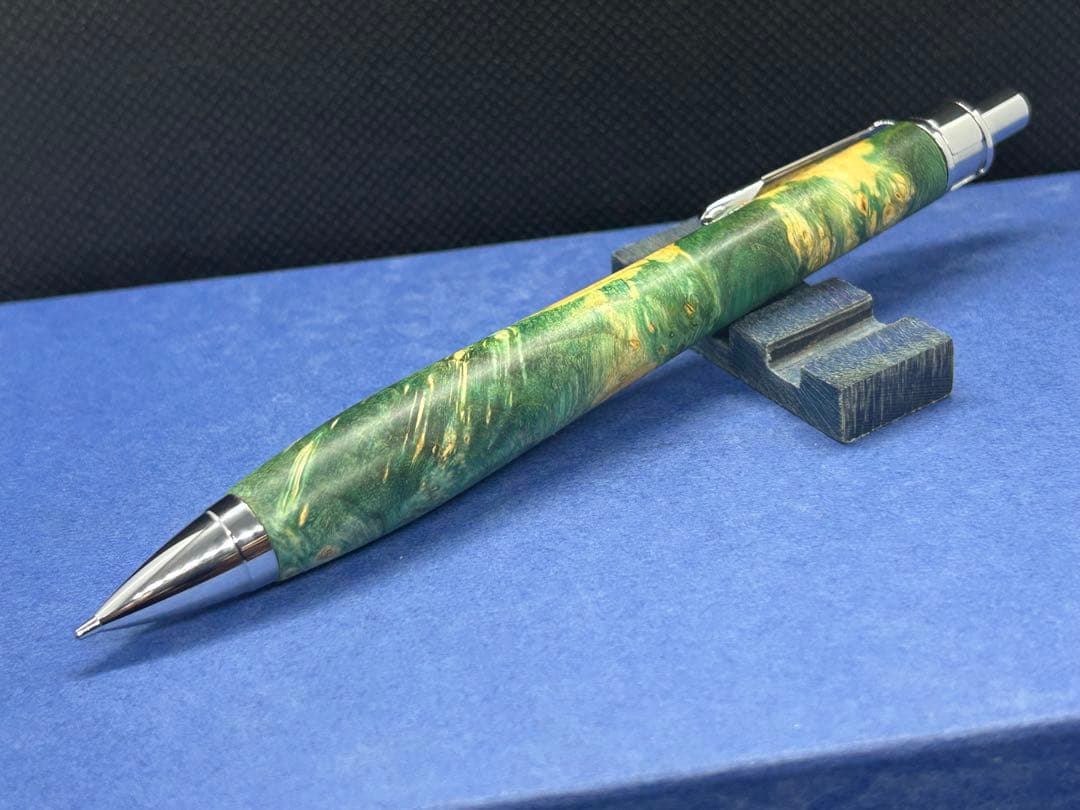 【早い者勝ち】メープルスタビライズドウッド　ボールペン0.5 金色金具変更