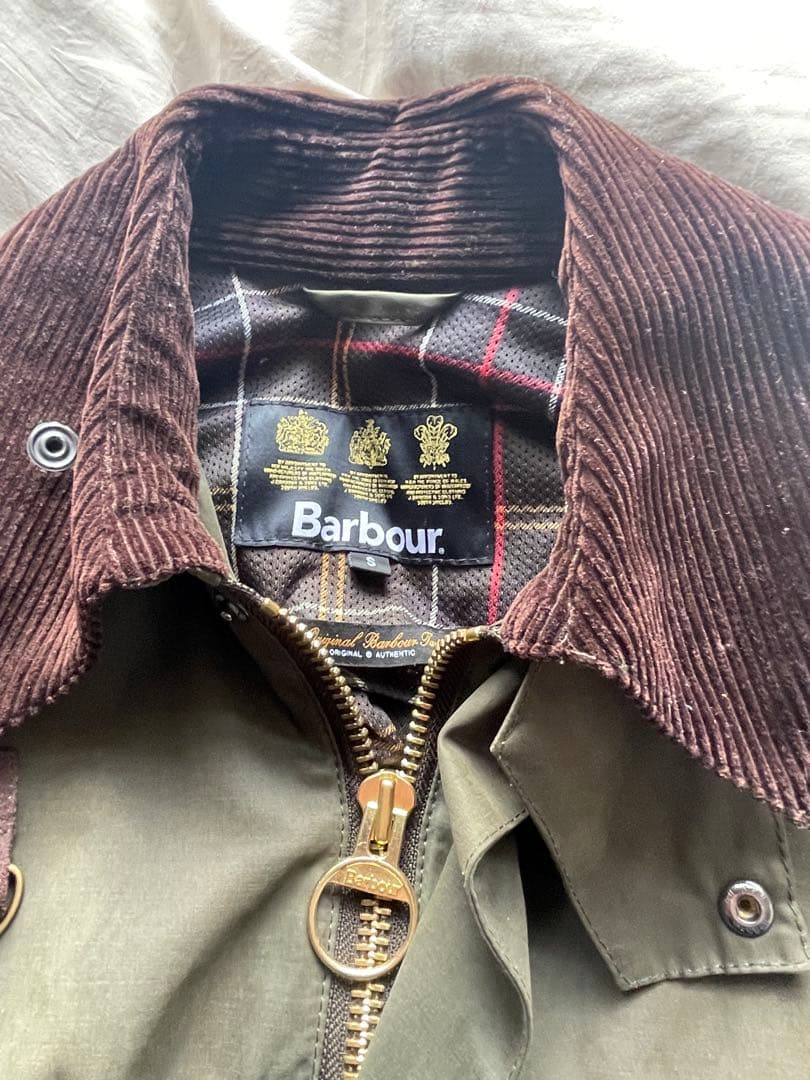 1*6様 Barbour オリーブグリーン スペイ　短丈