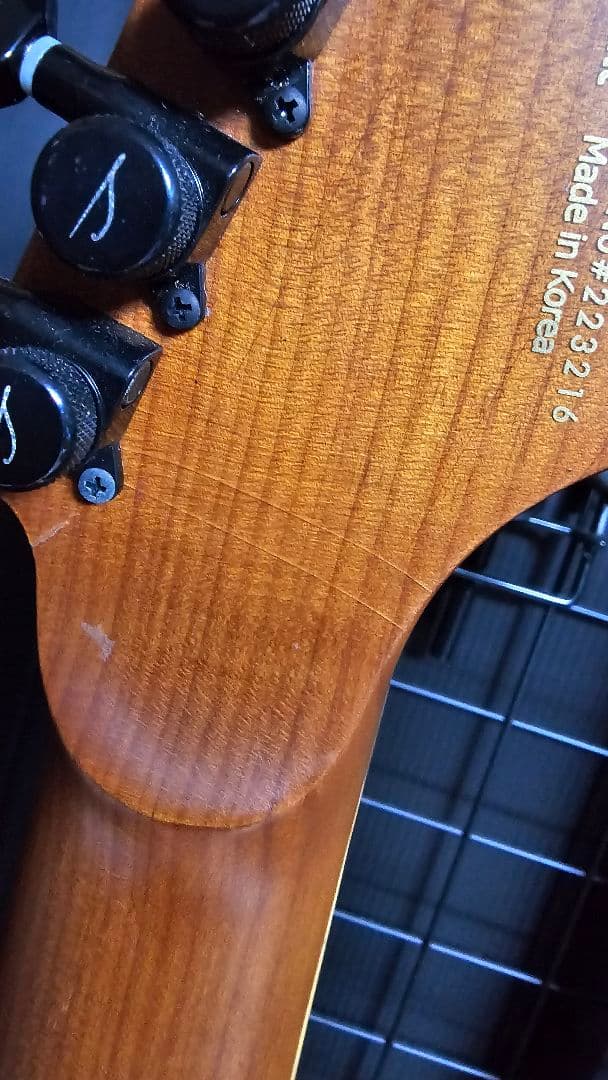 ギター Legator Ninja N7FOD Jupiter Buckeye Burl