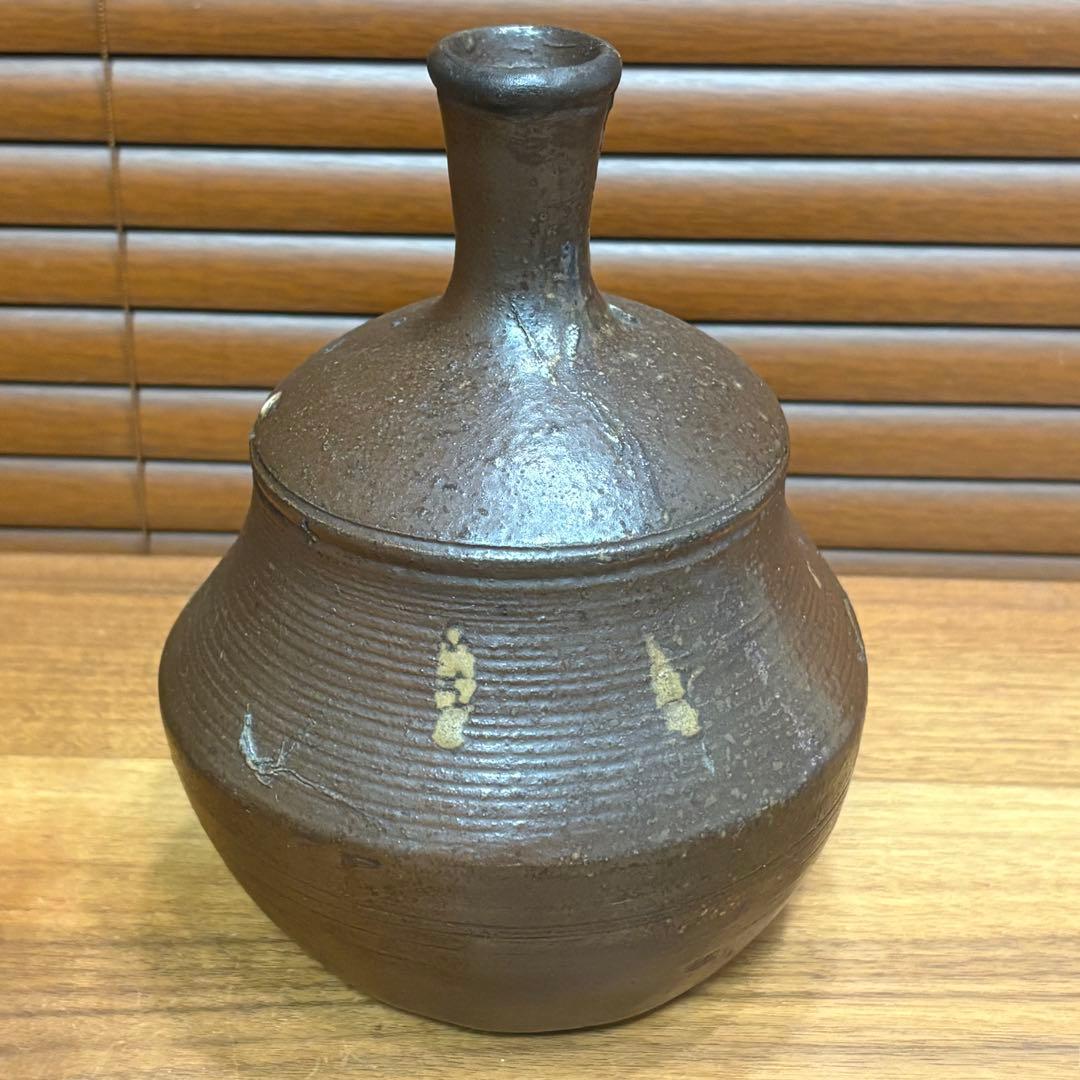 古備前焼　変わり徳利