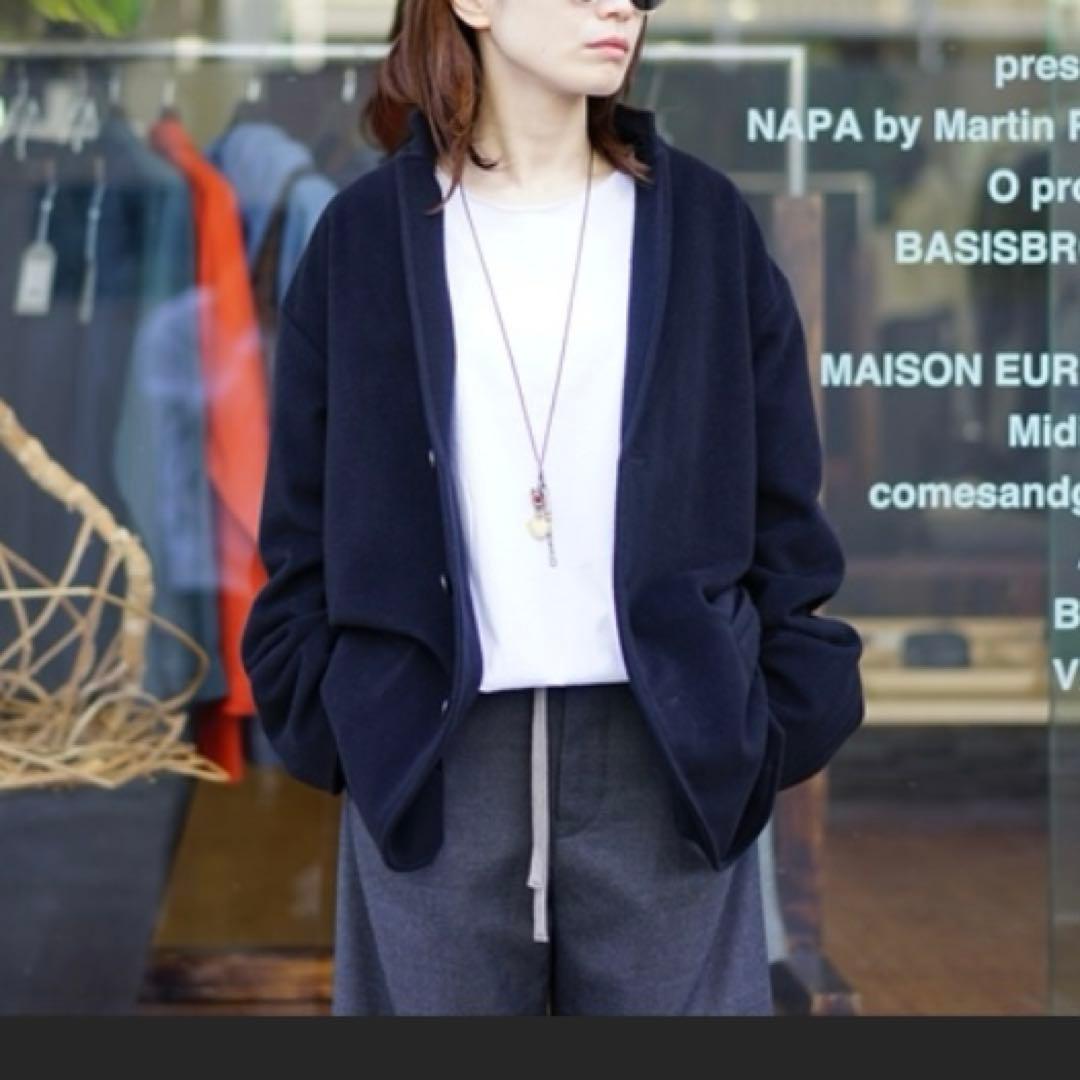 ジャケット・アウター AURALEE CASHMERE WOOL MOSSER OVER JACKET